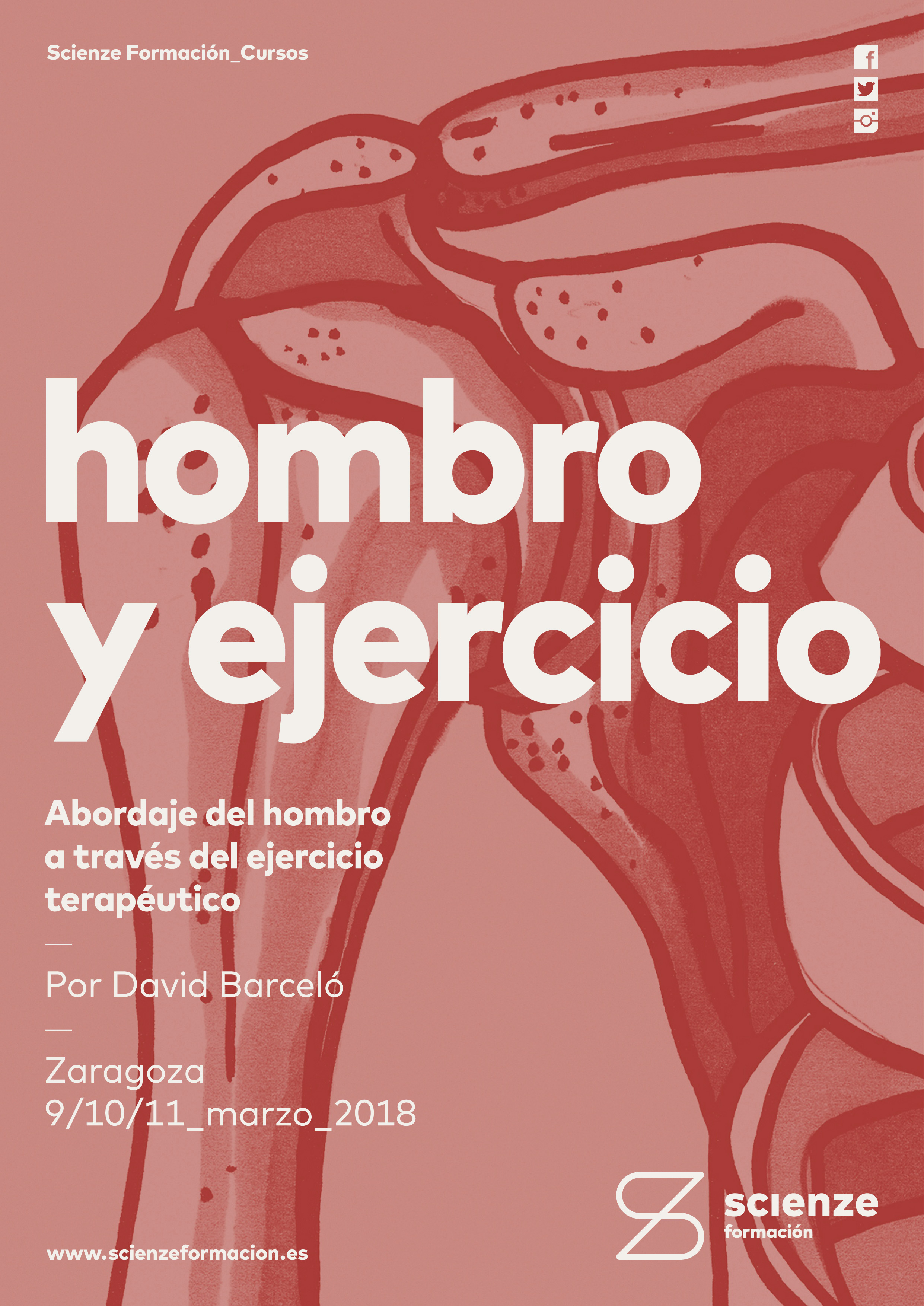 cartel Hombro y ejercicio: Abordaje del hombro a través del ejercicio terapéutico
