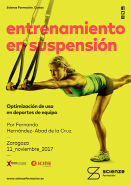 cartel Optimización del entrenamiento en suspensión