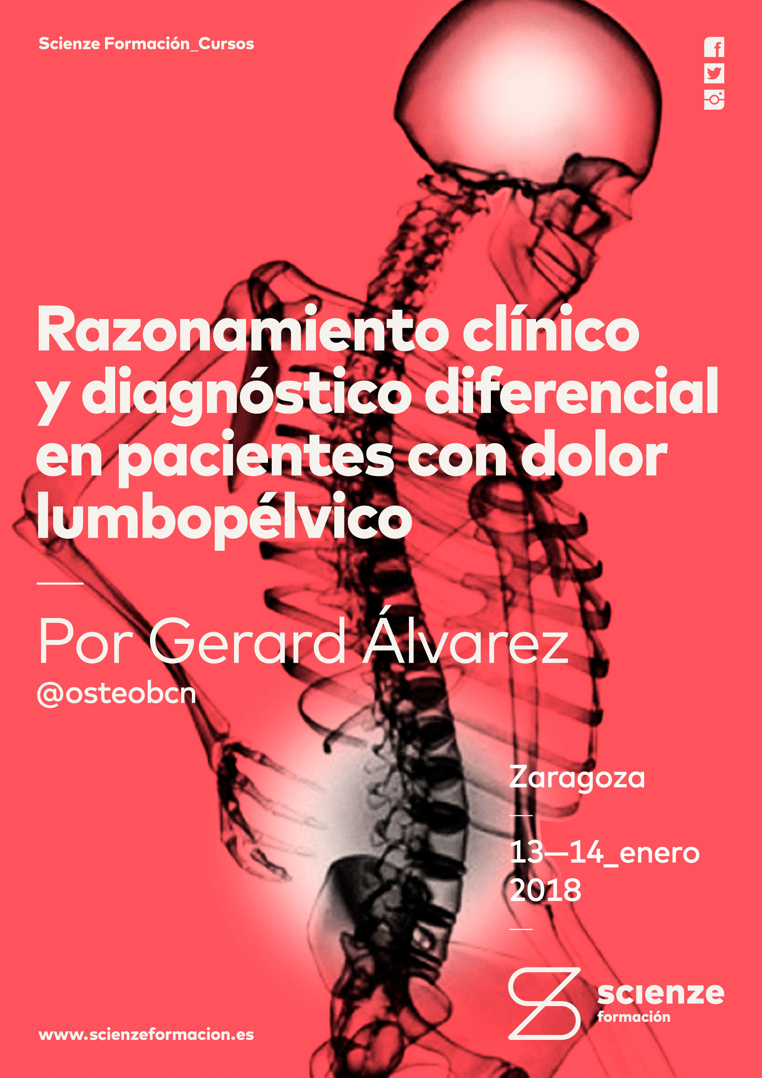 cartel Razonamiento clínico y diagnóstico diferencial en pacientes con dolor lumbar