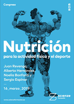 cartel Nutrición para la actividad física y el deporte